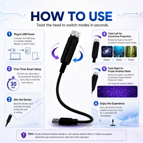 Comauo Night Light Projector (Official Retailer) [year]